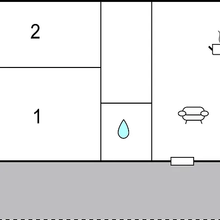 2 Bedroom Lovely In Сasa de vacaciones